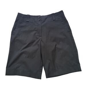 Nike Golf Size 2‎ Black Bermuda Shorts Women's Performance Athletic Stretch
